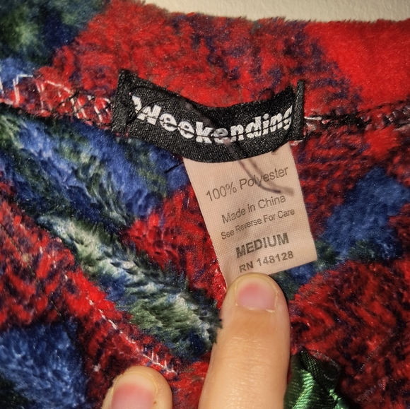 Cozy Plaid Women's Pajama Pants - Picture 3 of 3